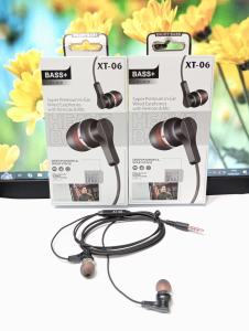 Handsfree + MIC XT-06 Super Premium in-Ear Extra Bass Headset Stereo Earphone