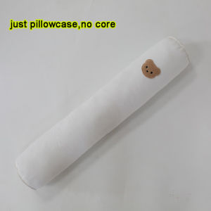 1Pc Bear Cylinder Shape Baby Comfort Pillowcase Long Pillow Cover (No Core)