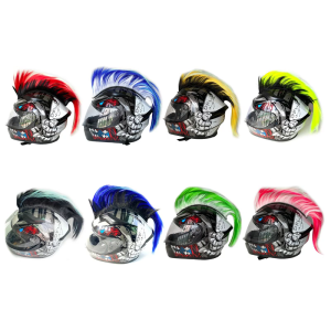 Cocks Hairpiece Easy Installation & Comfortable Fit Bike Helmets Cocks Wig for Helmets Adds Personality to Your Ride
