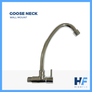 HIGHFLO Alloy Unviersal Top Mount Faucet Wall Mount Faucet Single Way Angle Valve Kitchen Bathroom Plumbing Fixtures Home Improvements DIY