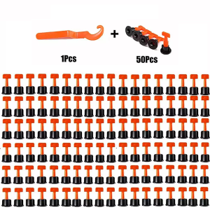 Tile Flooring Leveler Clip 50pcs Wedges Tile With Spacers Plier For Flooring Wall Tile