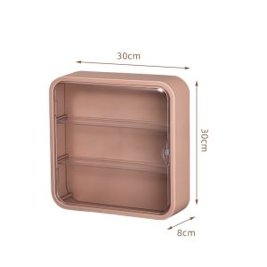 Wall Mounted Showcase Clear Acrylic Blind Box Jewelry Figures Display Case Figures Stand Dust Display Proof Doll Toy Storage Box