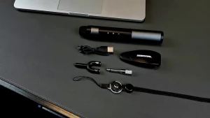 Wireless Microphone Single 2.4G Handheld Microphone With Lapel Rope Recording Mike For Vlogging