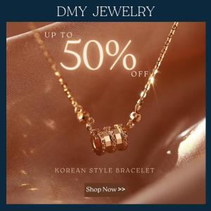 DMY Jewelry Gelang Emas 916 Original Malaysia/Bracelet for Women/Korean Style Bracelets