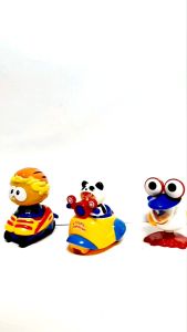 Funny Cartoon Cutie Toys on Wheels