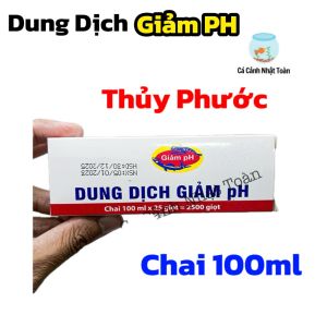 DUNG DỊCH GIẢM PH BỂ CÁ CẢNH THỦY PHƯỚC CHAI 100ML
