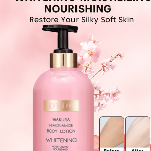 Sakura Whitening Body Lotion Moisturizing Care Lotion Gently Brightens And Improves Uneven Skin Tone Dual Use Lotion For Face And Body