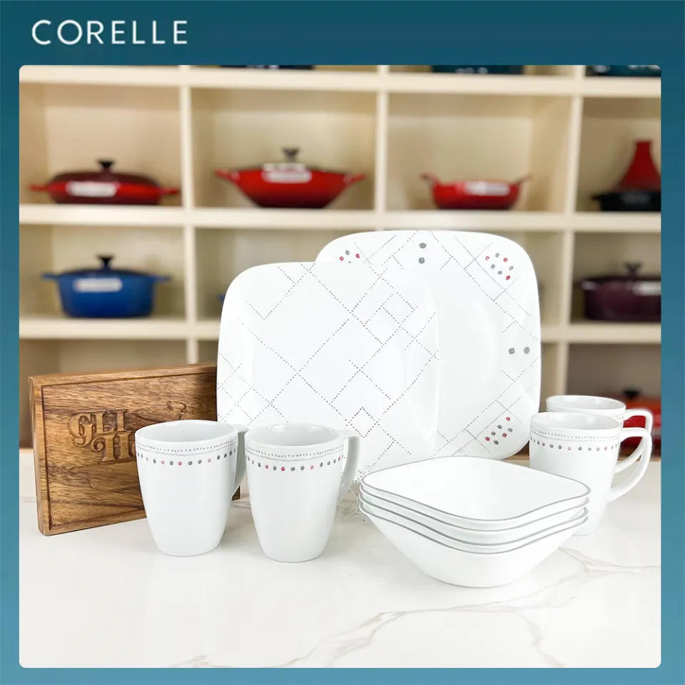 Corelle Raya 16-Piece Dinnerware Set Authentic/Original Made in