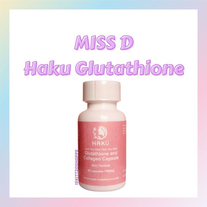 haku glutathione and collagen Generic Kagayaku Food Supplement 750mg 60caps : Health & Household without any unnecessary fillers Haku Glutathione and Collagen Capsule