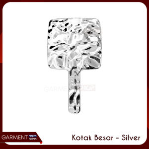 Cermin Make Up Beauty Hand Mirror Kosmetik Cermin Rias Bulat Motif Kristal Kaca Touch Up Estetik