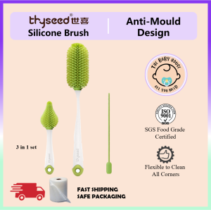 Thyseed EzyClean Baby Bottle Brush 3pcs - German SGS certified