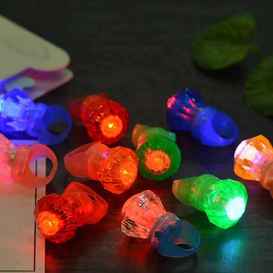 LED Finger Light Rings (Per 36 pack) | GlowUniverse.com