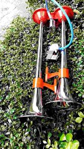 แตร3ช่า ดังจัด แตรลม3ช่ายอดฮิต+พร้อมโซลินอยด์24v. เงาทรงสวย สายบรรทุกจ้า