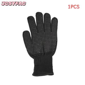 JCSYFAC 1PC New Double-sided Hair Straightener Perm Curling Hairdressing Heat Resistant Finger Glove Hair Salon Tools Thermal Styling Gloves