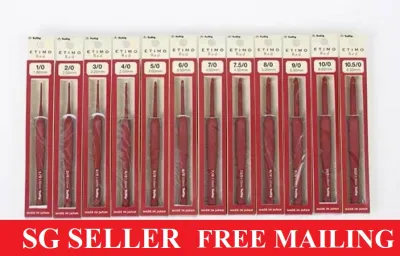 Tulip Etimo Red Crochet Hook with Cushion Grip Knitting Needle DIY