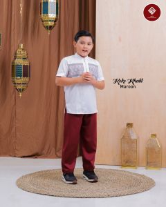 Koko Anak Khalil Junior Kemeja Plus Celana (usia 6-10 thn) ANV Serimbit
