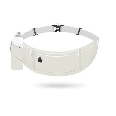 Tas Pinggang Lari / Running Belt Anti Air - Desain Mini & Tak Terlihat Saat Dipakai - Untuk Olahraga Lari Gym & Travel