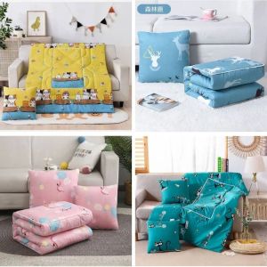 ALIA Balmut Bantal Selimut 2 in 1 bisa Jadi Selimut Dilipat Jadi Bantal Selimut Dewasa Selimut Anak Ukuran 100x150 cm
