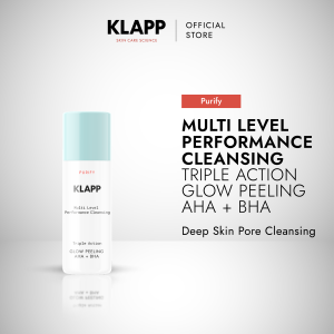 KLAPP Multi Level Performance Cleansing Triple Action Glow Peeling AHA + BHA 30ml Deep Pore Cleansing For All Skin Type