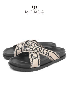 MICHAELA Knitted Crossover Sandals Comfy Ergonomic Lightweight Breathable Korean Slides SH6522180 CL