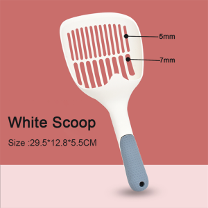 Cat Litter Scoop Stainless Steel Metal Garbage Shovel Durable Handle Washable Pet Toilet Clean Tool