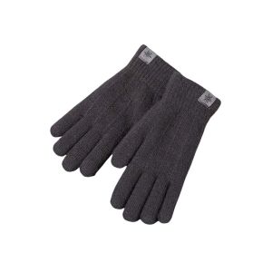 MYCOLOR หน้าจอสัมผัสหน้าจอ ถุงมือขนแกะ สีทึบทึบ หนาขึ้น ถุงมือถักนิตติ้ง ถุงมือเต็มนิ้ว ตุ๊กตาผ้าพลัฌ ถุงมือสำหรับผู้ชาย ตัวผู้ผู้