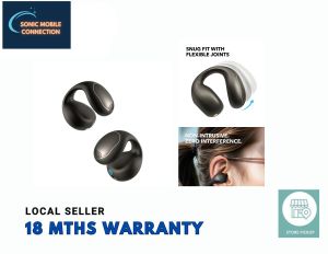 Soundcore C40i Flexible and Comfortable Clip-On Earbuds (Dark Gray)(18 Months Local Warranty)
