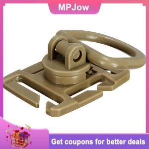 【MPJow】 2PCS MOLLE Sternum Strap System Swivel D-Ring Rotation Buckle 18MM 25MM Webbing