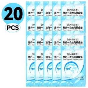 10-50pcs Bathroom Accessories Disposable Toilet Seats Cover Portable Travel Paper Pad Mat Set Seats Bowl Bathrooms Products Home