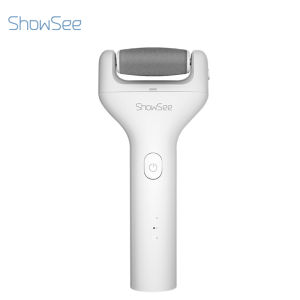 Showsee เครื่องขัดเส้นเท้าไฟฟ้า B1 ราคาดี เครื่องบดเท้าไฟฟ้า USB แบบพกพาง่าย กันน้ำ IPX7 นวดลูกกลิ้ง 360°