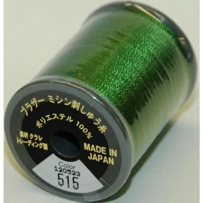 Col. 515 Brother Embroidery Threads - Moss Green