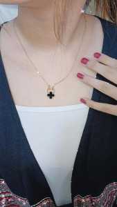 Kalung Wanita CL ButterflyTitanium Anti Karat dan Tahan Lama Premium Quality KS037