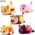 LIEYH Kids Toy Cute Burger Pillow Plushie Pillow French Fries Plush Toys Stuffed Toy Plushy Cats Doll Food Cats Plushie Aphmau Plush Toys. 