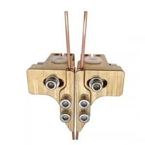 btnx Triangle Copper Chuck Spot Welder Heads for Precise Clamping And Positioning High Electrical & Thermal Conductivity Q3P9R