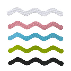 24PCS S hình dạng rõ ràng Sticker lớp phủ chống trượt dải cho bồn tắm 2x20cm cung cấp bảo vệ cho gia đình dễ dàng cài đặt