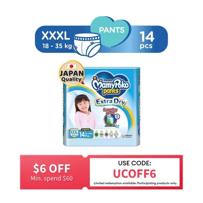 MamyPoko Extra Dry Pants Girl XXXL Diaper - 14s