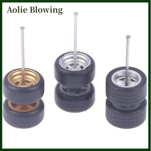 Aolie 1 64 Wheels For Hotwheels with Rubber Tire Model Model Car Modified Parts Toys Power RefitCar model
