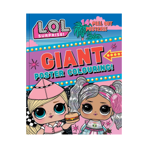 My Little Pony Giant Colouring Book With Tear Out Posters & To Colour Big Images For Kids