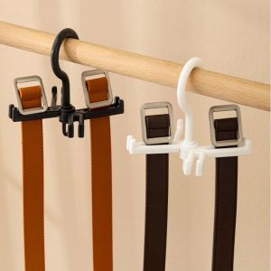 EO4MD มัลติฟังก์ชั่ กันลื่น การจัดเก็บข้อมูล หมุนได้360องศา ที่แขวนผ้าคลุมไหล่ ที่จัดระเบียบเข็มขัด ที่แขวนผ้าพันคอ ราวผูกเน็คไท