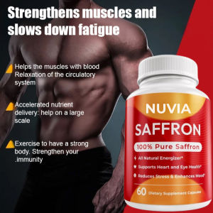 Saffron Capsules To Promote Blood Circulation Health 30 Capsules