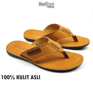 Naani Sandal jepit kulit Sapi sandal jepit pria (B34)