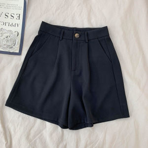 【READYSTOCK】High waist shorts loose shorts 现货高腰西装裤 西装短裤 五分裤 西装五分裤 A字裤 显瘦短裤 显瘦裤子 遮胯裤子 高腰短裤 百搭短裤 黑色短裤 微胖短裤