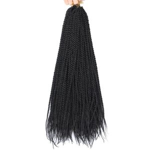 24Inch 20Strands Senegal Twist Braids Hair Extensions High Temperature Synthetic Ombre Blue Purple Crochet Braiding Hairpiece 18Inch Synthetic Black Grey Purple Ombre Braiding Hair Cute Senegalese Twist Crochet Hair Braids