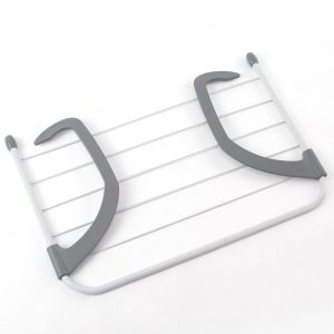 GEMMA Space Saving Foldable Clothes Hanger Non-Slip Collapsible Shoes Storage Rack Drying Organizer Windproof Hanging Storage Rack Balcony Use