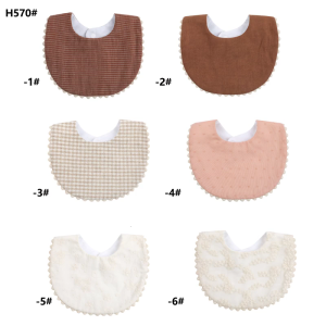 Nursing Bib for Newborns Baby Drooling Bib Cotton Burp Cloth Soft Comfortable Infants Saliva Towel for Feeding Hour