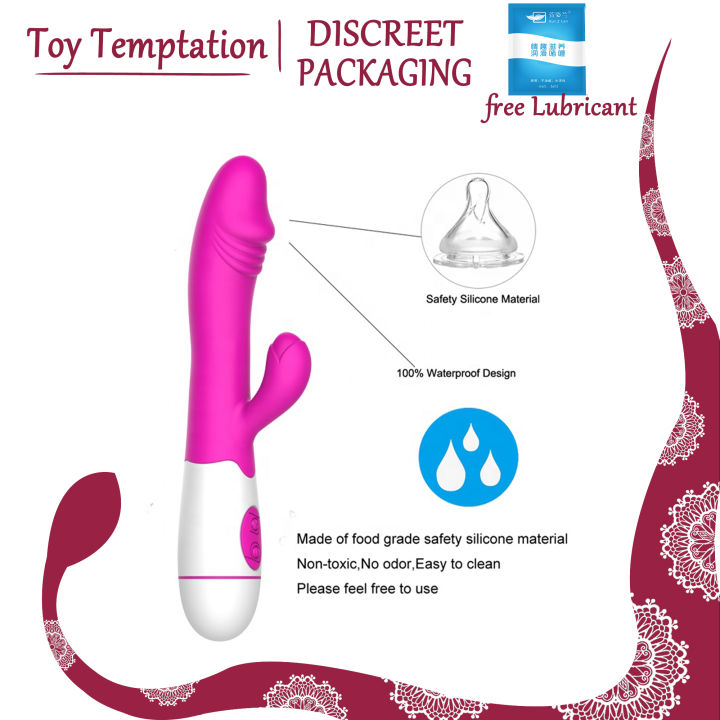 Toy Temptation Dual Rabbit Multi Speeds Pink G Spot Clitoral