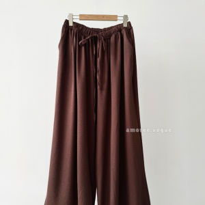 Plus Size (3XL-6XL) Tweed Herringbone Stretchable Soft Denim Fabric Side Pocket Palazo Pant (4160)