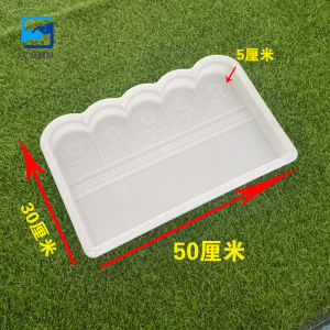 Flower Bed Antique Fence Cement Barrier Brick Mold Vegetable Garden Garden Courtyard Fence Flower Bed Sidewalk Stone Model