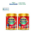 Combo 2 Sữa Bột Nutifood GrowPLUS+ Suy Dinh Dưỡng 400g - Hỗ Trợ Tăng Cân, Tăng Chiều Cao - Trên 1 Tuổi (2 Lon x Lon 400g). 