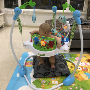 Playground จั้มเปอร์เด็กเก้าอี้กิจกรรม 360 องศา Baby walker จั้มเปอร์เด็ก กระโดด หมุนได้ เก้าอี้กิจกรรม หัดเดิน เก้าอี้ทานข้าว จั้มเปอร์เด็ก